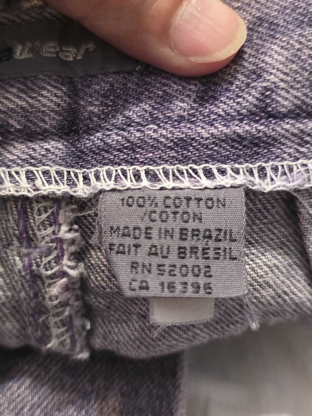 Lizwear Vintage Pleated Mom Jeans Acid Washed Lavender Size 8 - Picture 11 of 12
